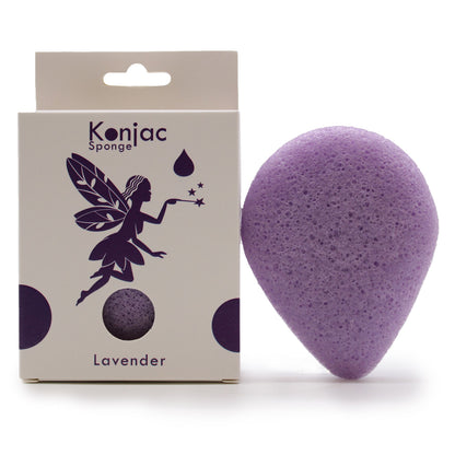 Teardrop Konjacsvamp – Lavendel – Lugnande