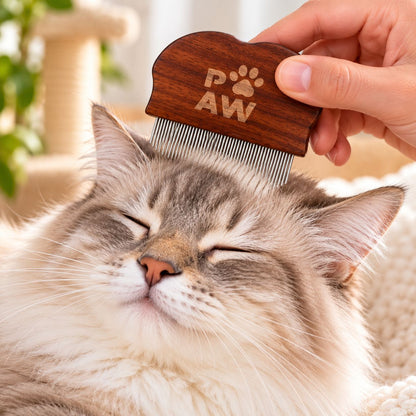 PAW Grooming Tools – Mini Grooming Comb i valnöt