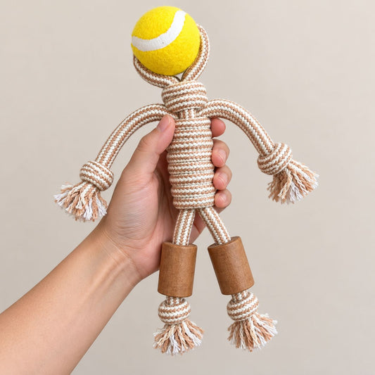 PAW Toys – Rope Ranger med kaffeträ och bol