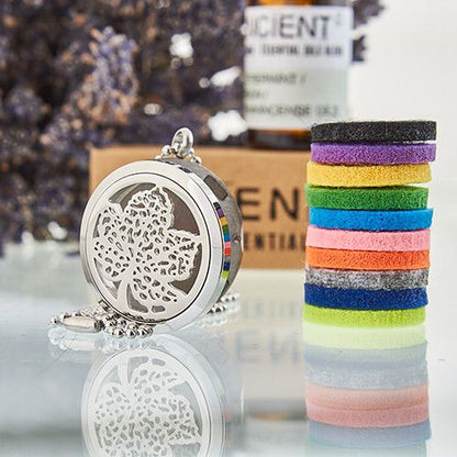 Aromaterapi Halsband – Löv 30 mm