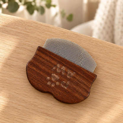 PAW Grooming Tools – Mini Grooming Comb i valnöt