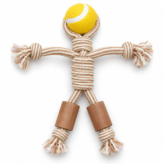PAW Toys – Rope Ranger med kaffeträ och bol