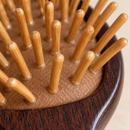 PAW Grooming Tools - Mini Brush & Massage - Bamboo Pins