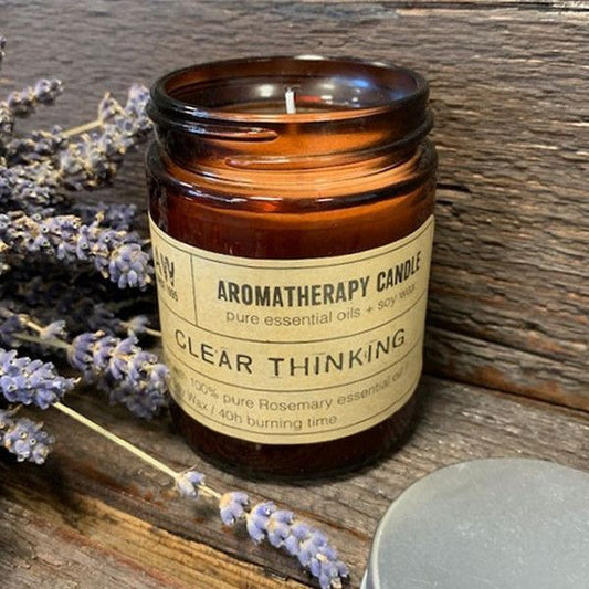 Aromaterapiljus i Sojavax 200g – Clear Thinking