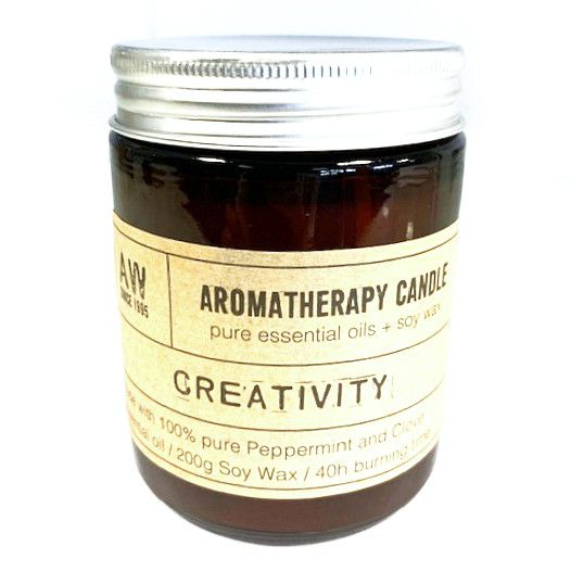 Aromaterapiljus i Sojavax 200g – Creativity