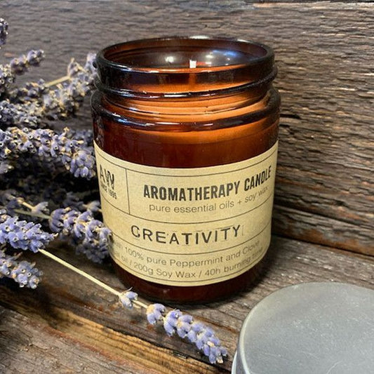 Aromaterapiljus i Sojavax 200g – Creativity