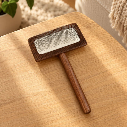 PAW Grooming Tools - Med Anti-tangle Comb - Walnut