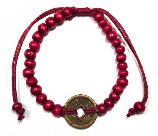 Good Luck Feng-Shui Bracelets - Röd