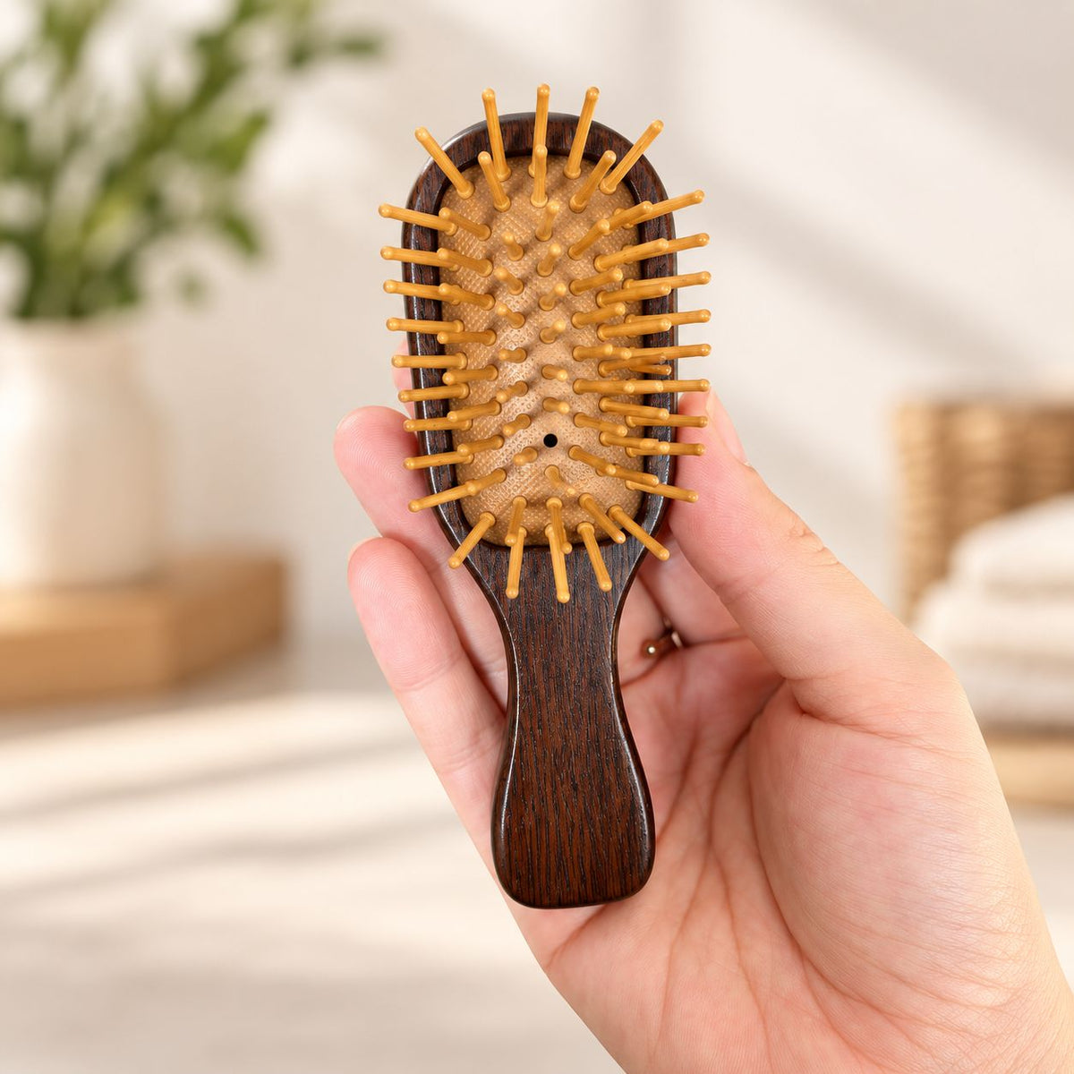 PAW Grooming Tools - Mini Brush & Massage - Bamboo Pins