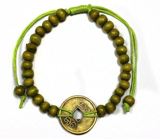 Good Luck Feng-Shui Bracelets - Lime Grön