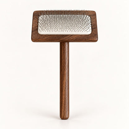 PAW Grooming Tools - Med Anti-tangle Comb - Walnut