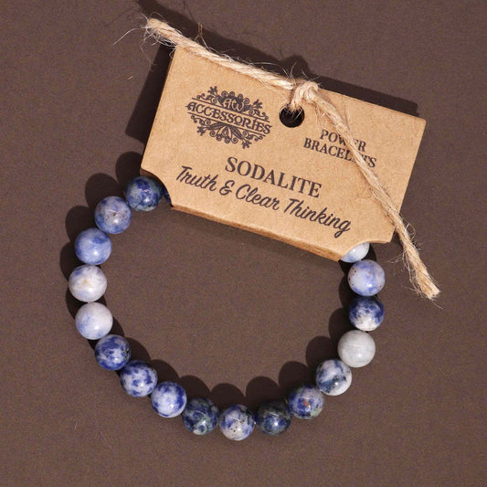 Kraftarmband i sodalit – intuition, visdom & inre harmoni 💙